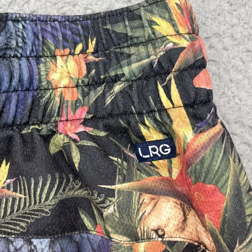 Lrg Clothing Shorts Men XL Skate Hawaiian Floral Streetwear Safari Basketball 47